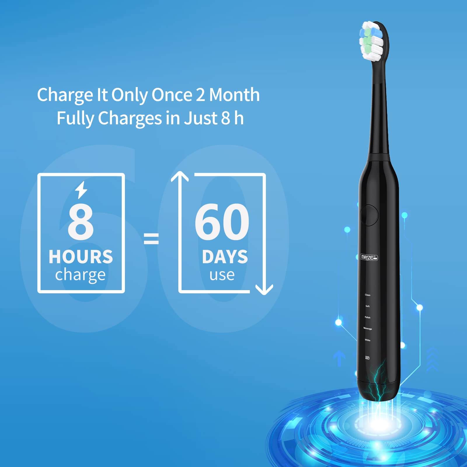 Mayze X1 Sonic Electric Toothbrush