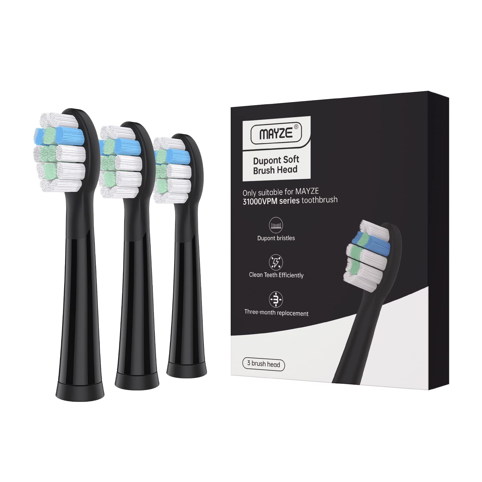 Replacement Toothbrush Heads for MAYZE X1 Series