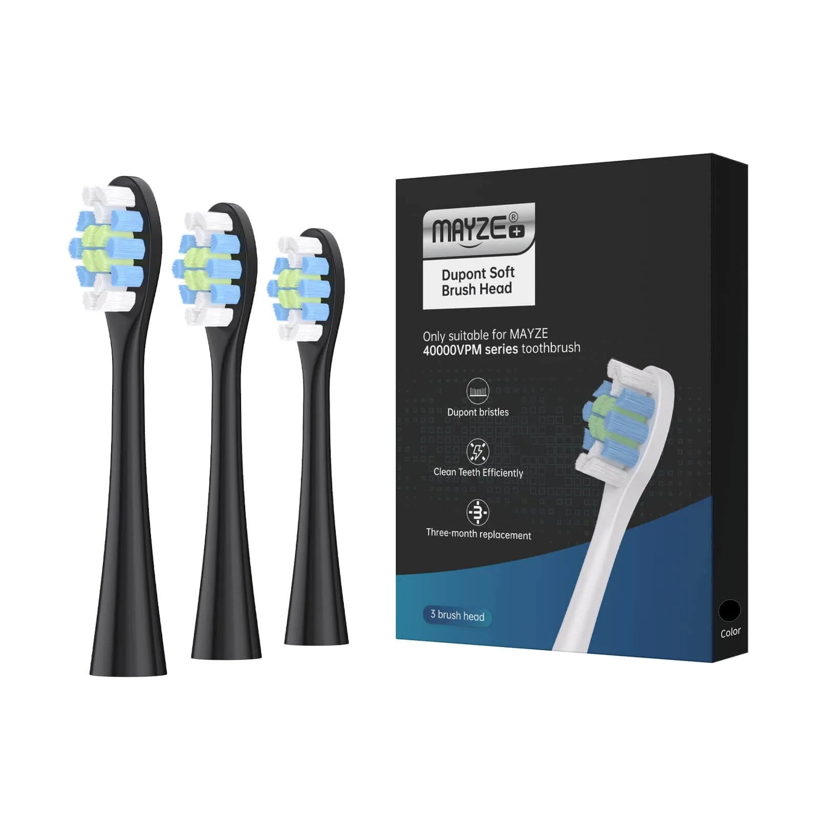 Replacement Toothbrush Heads for MAYZE T1 Series